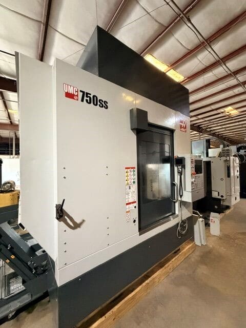Haas #UMC-750SS, 5-Axis CNC vertical machining center, 30" X, 20" Y, 20" Z, 24.8" x 19.7" table, 12000 RPM