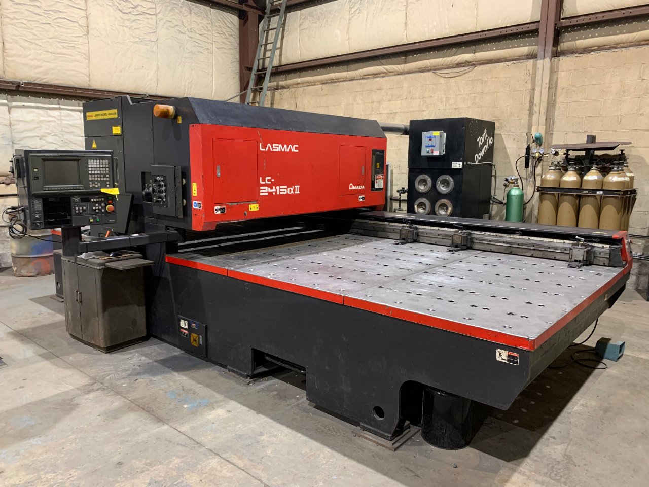 Amada #Pulsar-2415, CNC laser, 2000 watt, 5' x 10' table, 11.8" Z, 0.5" mild steel capacity, sheet