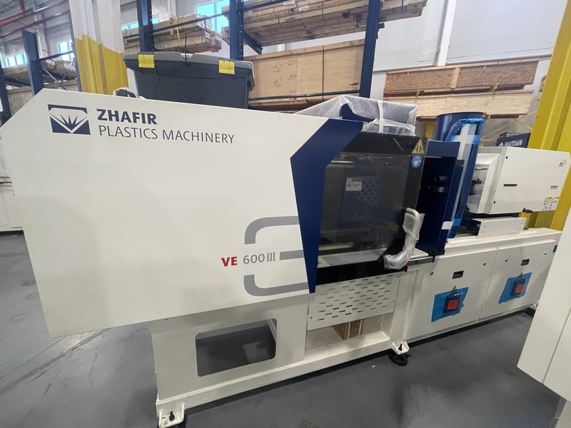 67 Ton, 0.67 oz., Haitian #VEIII-600/80, injection molding machine, 7/8" screw, 14.57" x 14.57" tie bar
