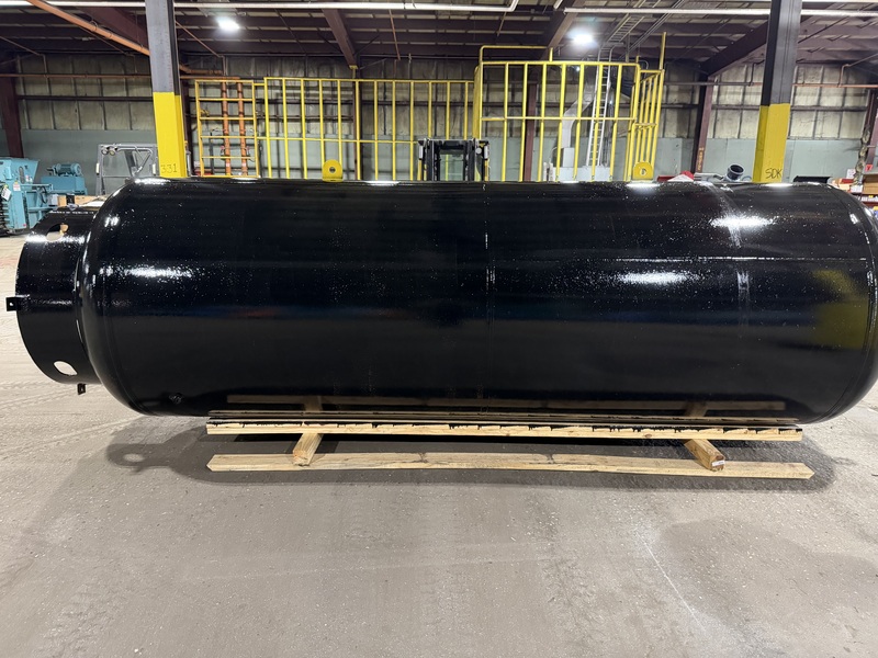 2,200 gallon Manchester, Air Receiver Tank, 165 psi @ 450&deg;F, -20&deg;F MDMT, 0.29" shell & 0.246" head