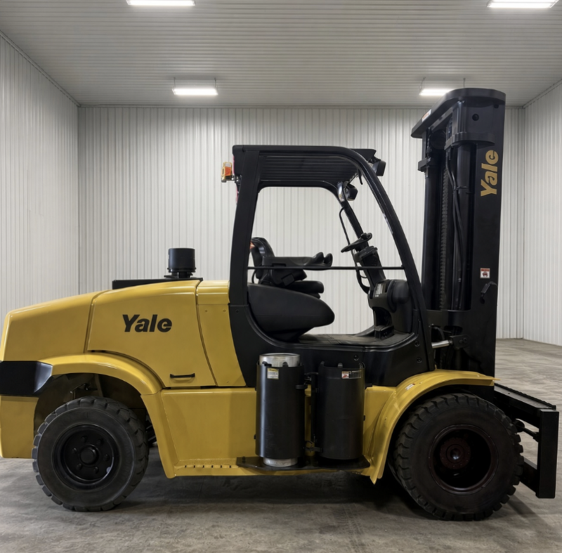 17,500 lb. Yale #GLP175VX, Forklift, 117"/140" 2-stage mast, integral side shift carriage, 94" forks, new