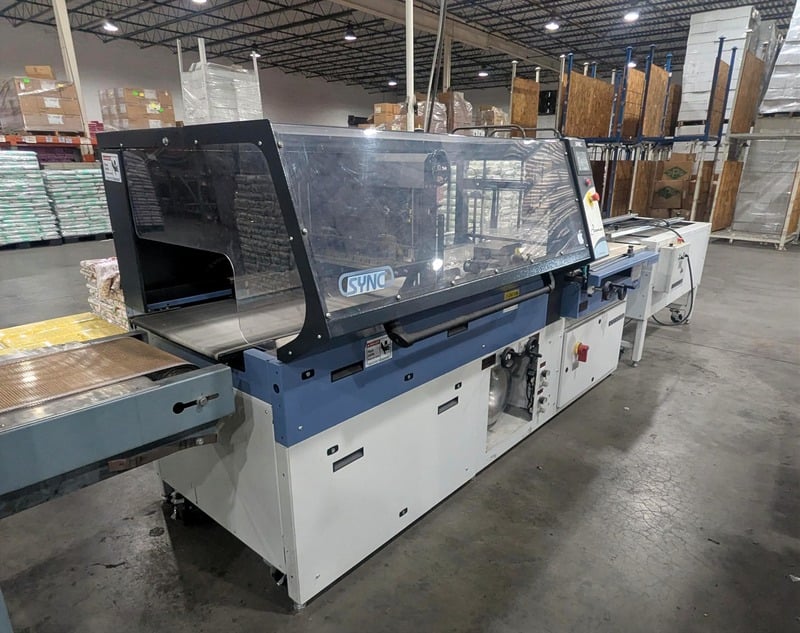 Conflex #Fusion-Sync, Continuous Motion Servo Side Seal Shrink Wrapper, 24" seal bar, 30" max. film width