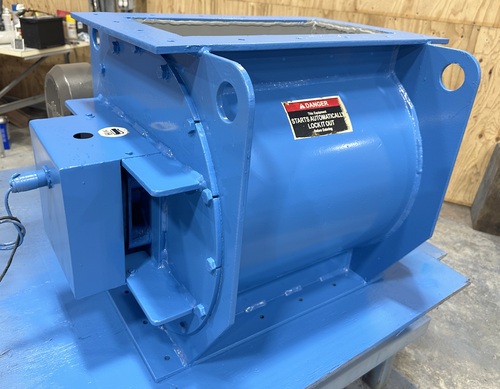 10" x 20" Allied Blower, Rotary Airlock Valve, rubber tip, 3 HP Reliance 841XL severe duty motor, 460 V.