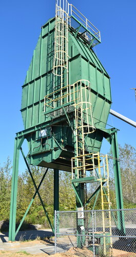 U.S. Metal Works, 20-Unit Chip Bin, hydraulic pump & motor