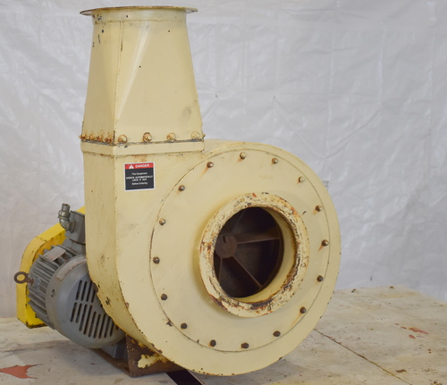 Allied Blower, Material Handling Fan, size 25, 10-1/2" inlet, 10-1/2" outlet square to round, 10 HP, 1755