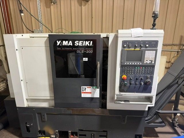 Yama Seiki #GLS-200, CNC lathe, 19" swing, 11" diameter x 19" L, 8" chuck, 2.5" bar, 20 HP, 4500 RPM, A2-6