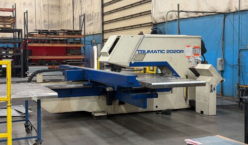 22 Ton, Trumpf #Trumatic-2020R, CNC turret punch, 50" x 100" sheet, 1/4" thickness, 3" max punch diameter