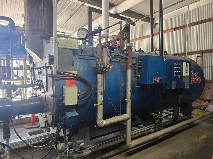 200 HP Hurst, 150 psi, MAWP, firetube boiler, Power Flame Nova Plus Natural gas Burners, 2017, (2 available)