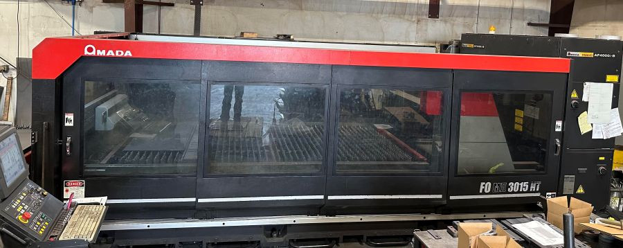 Amada #FOM2-3015NT, laser, 4000 watt, 5' x 10' sheet, 2012