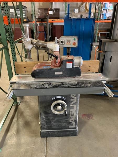 Laguna #Pro-Shaper, spindle shaper, 5 HP, 1 Ph., 220 V., 39-5/16" x31-7/16" tbl., 4" spindle travel, 3/4" &
