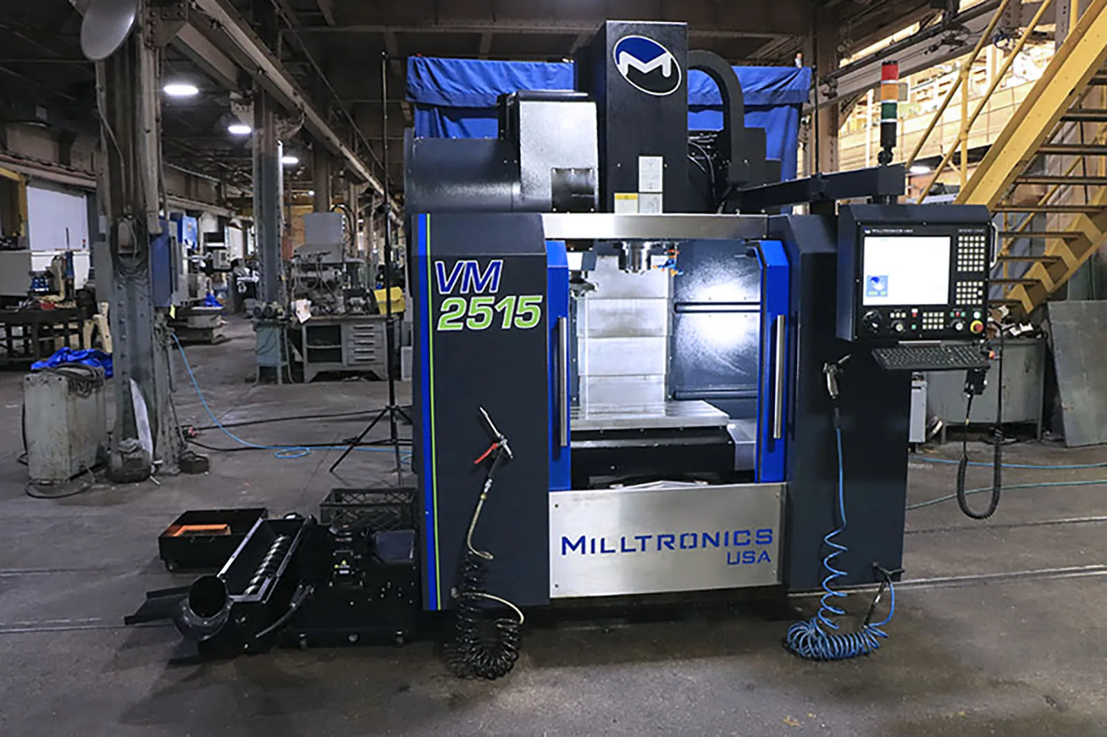 Milltronics #VM2515, CNC vertical machining center, 20 automatic tool changer, 25" X, 15" Y, 20" Z, 10000