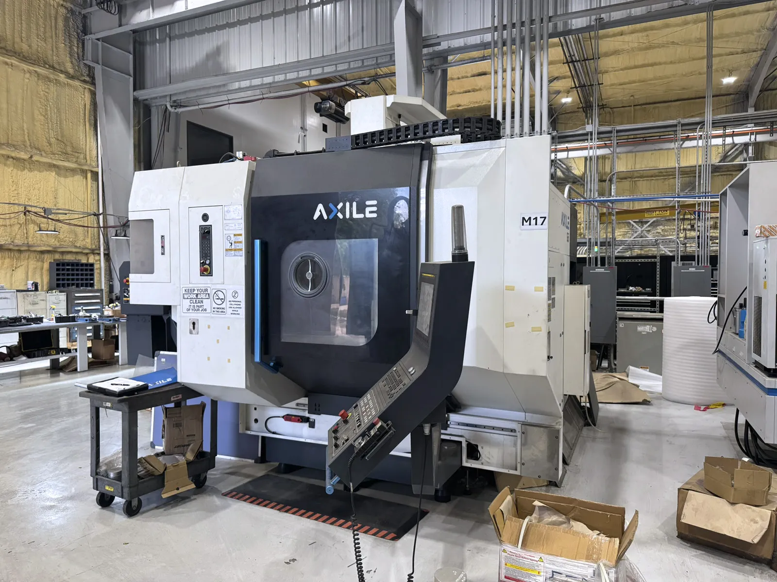 Axile #G6, 5-Axis CNC vertical machining center, 80 automatic tool changer, 25.6" X, 33.5" Y, 19.7" Z, 20000