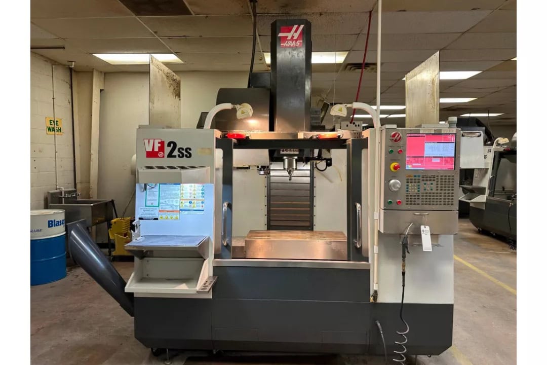 Haas #VF-2SS, CNC vertical machining center, 30" X, 16" Y, 20" Z, 12000 RPM, 30 HP, 24 automatic tool