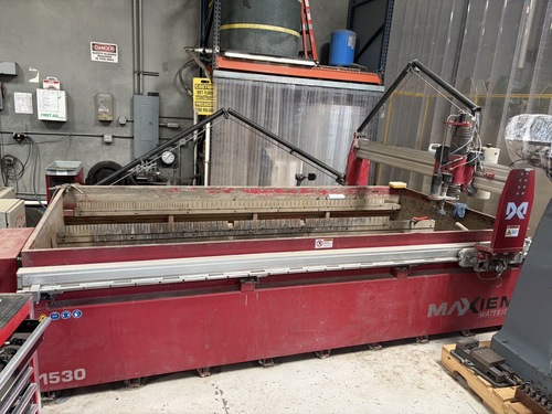 Omax #1530, CNC Waterjet, 40 HP, 50,000 Psi, 5' x10', 2011