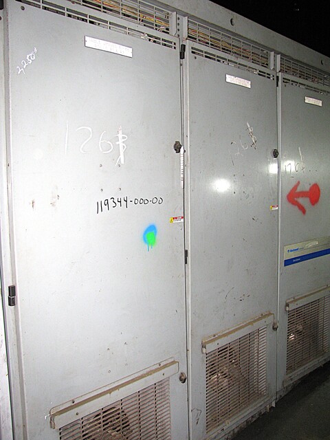 Allen-Bradley Inverter Drive Lineup, 75 hp allen-bradley powerflex 7, floor mounted enclosure, 2008