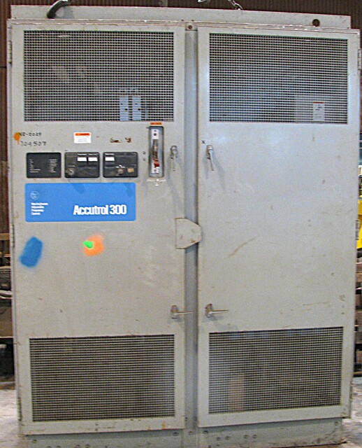 200 HP, Westinghouse, A32001A-80169, AC Variable Frequency Drive, floor mounted enclosure, 460 Volts, 450 amp