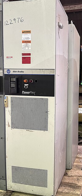 300 HP Allen-Bradley, PowerFlex-700H-20CD385, Enclosed AC Variable Frequency Drive, floor mounted enclosure