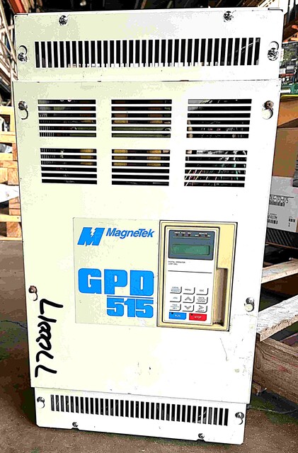 40 HP Magnetek, GPD515C-B052, AC Variable Frequency Drive in Enclosure, 460 Volts, 52 amp output