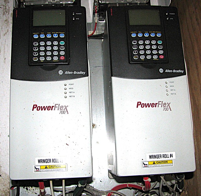 15 HP Allen-Bradley, PowerFlex-700-20B-D-022-A-3-AYNACD0, AC Variable Frequency Drive, 0-460 Volts, (2