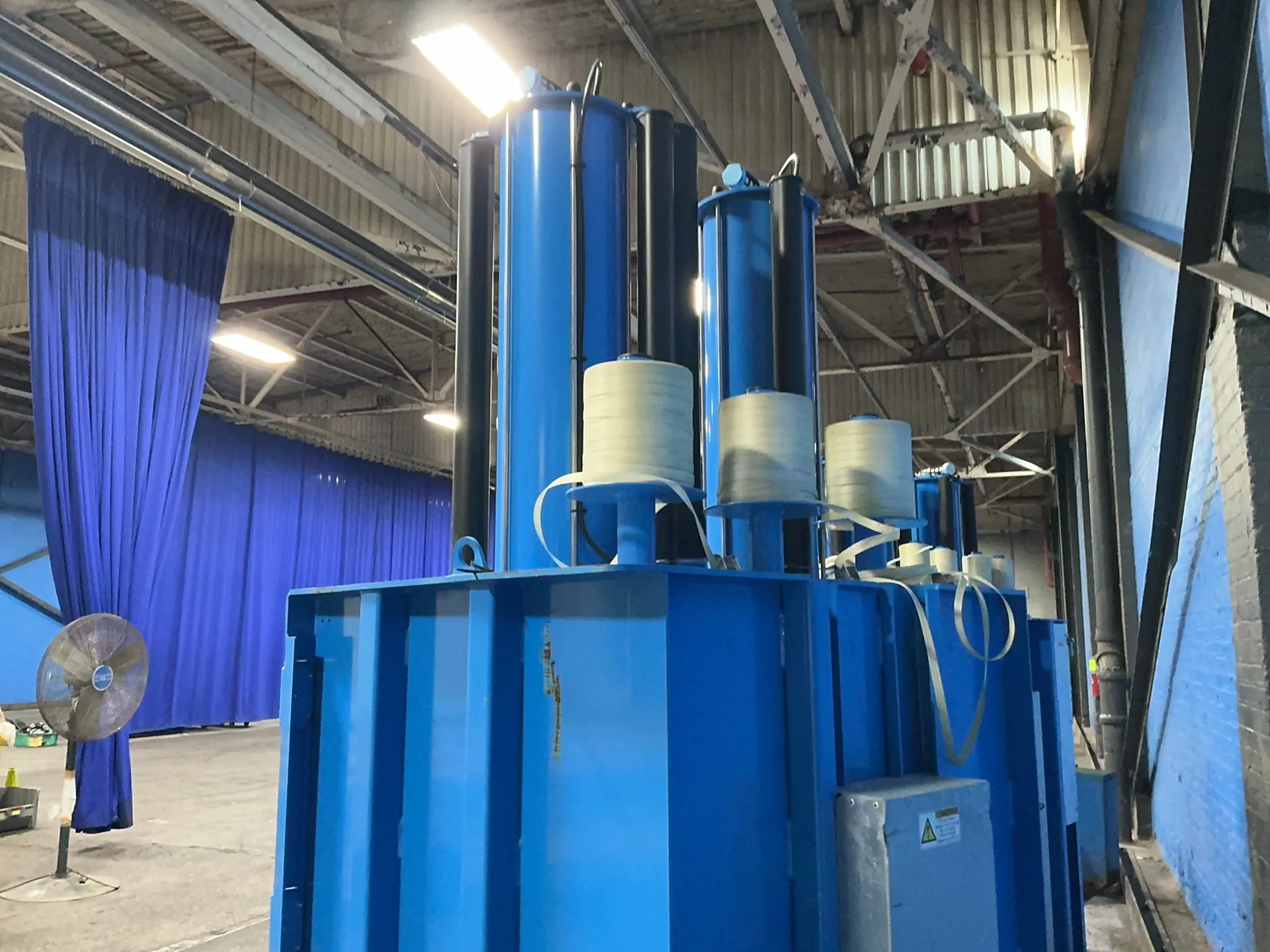 35" x 28" x 54" Mil-Tek #BP-306, Vertical Baler, 160 PSI., 2011