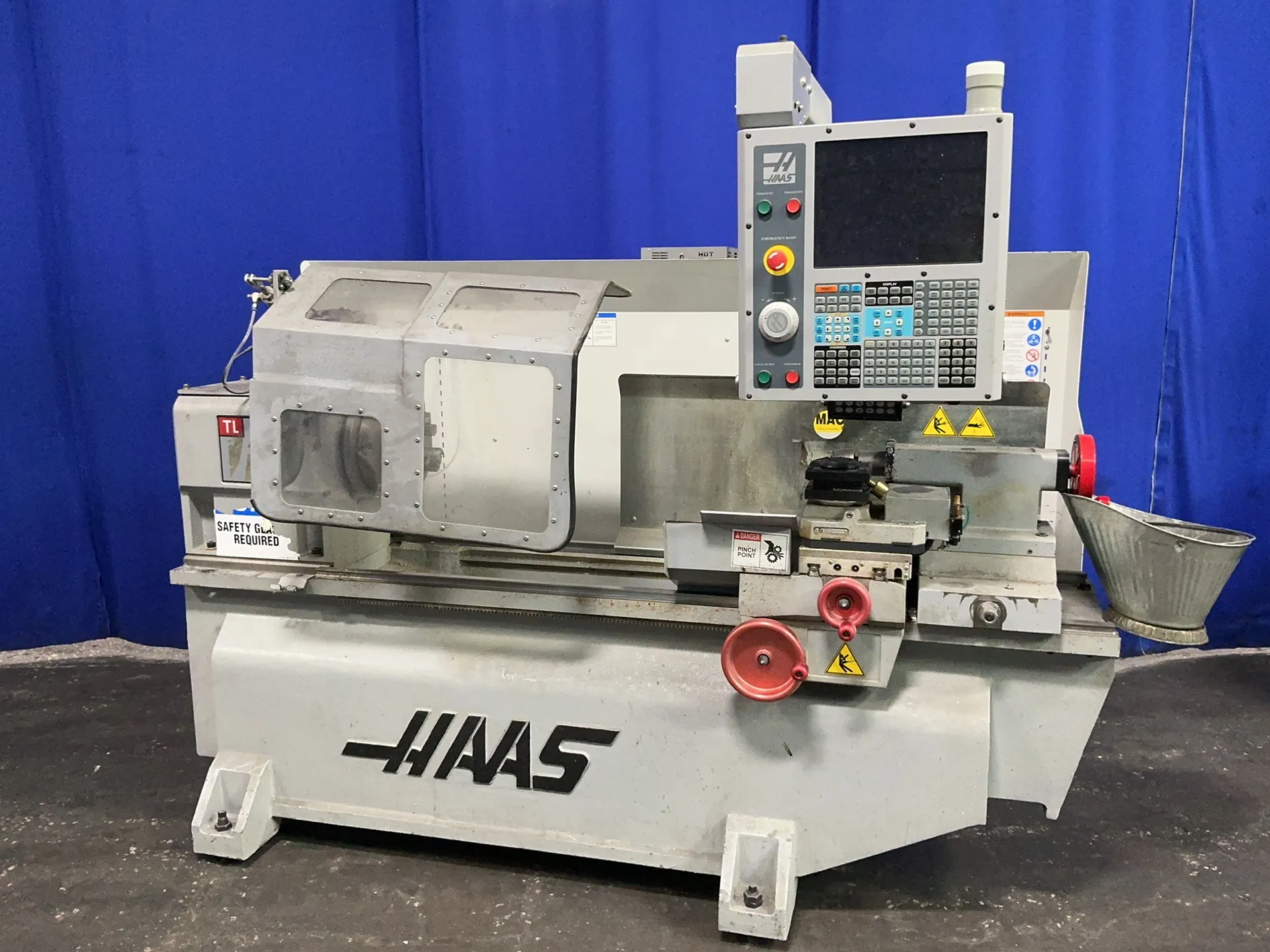 Haas #TL-2, CNC Lathe, 24" x 40" capacity, 2.5" bore, 10" 3-jaw chuck, tool post, tail stock, Haas control
