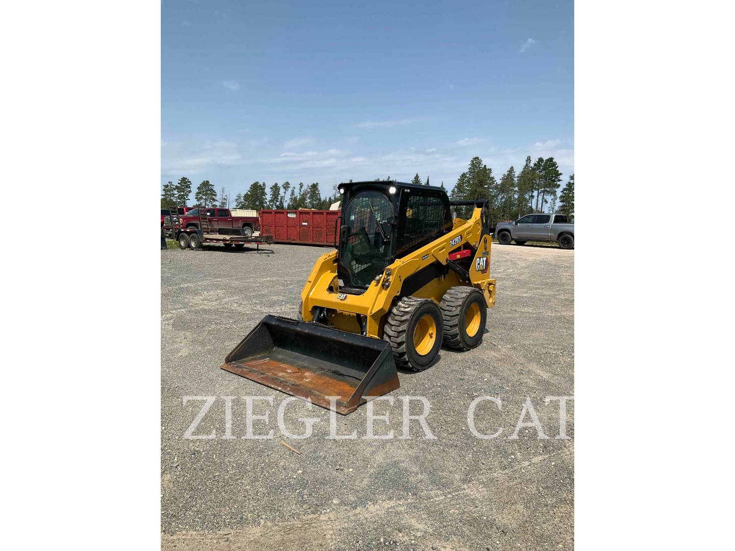 Cat 242D3, Skid Steer Loader, 1737 hours, S/N: HSX02071, 2021