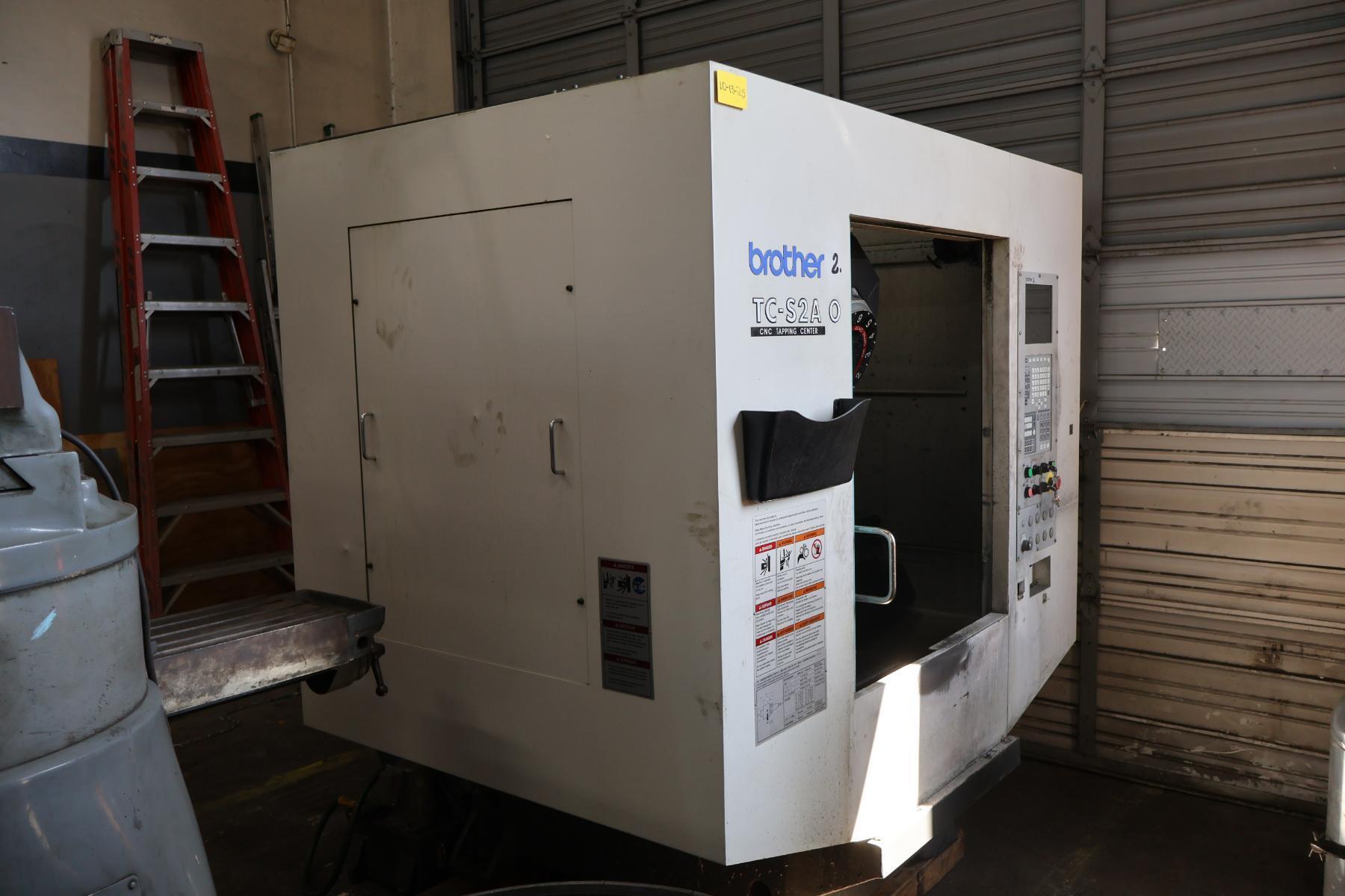 Brother #TC-S2A-0, CNC drill & tap, 14 ATC, 18.9" X, 14.2" Y, 10.6" Z, 10,000 RPM, BT30, 6.5 HP, 330 lb.