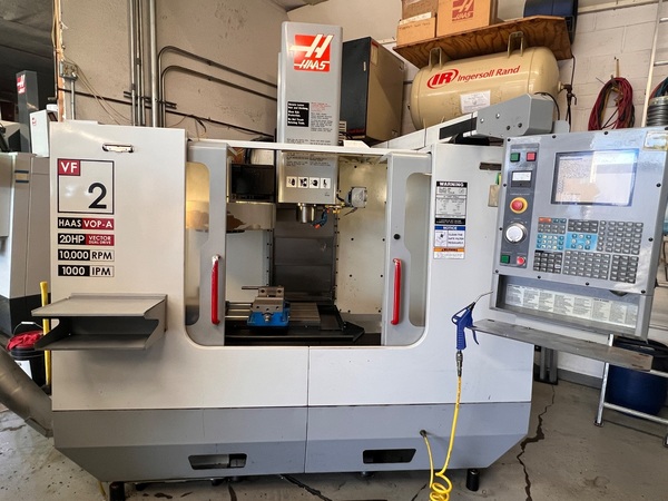 Haas #VF-2D, CNC vertical machining center, 24 automatic tool changer, 30" X, 16" Y, 20" Z, 10000 RPM