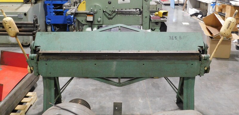 18 gauge Chicago #618, hand brake, counter weights