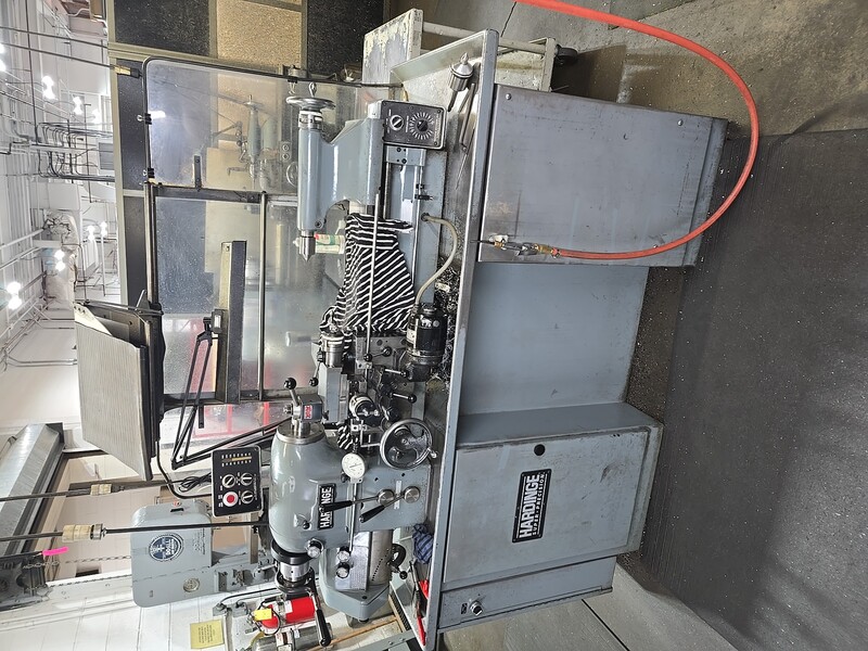 11" x 18" Hardinge #HLV-EM, precision lathe, variable speed, inch/metric threads, 5C collet closer