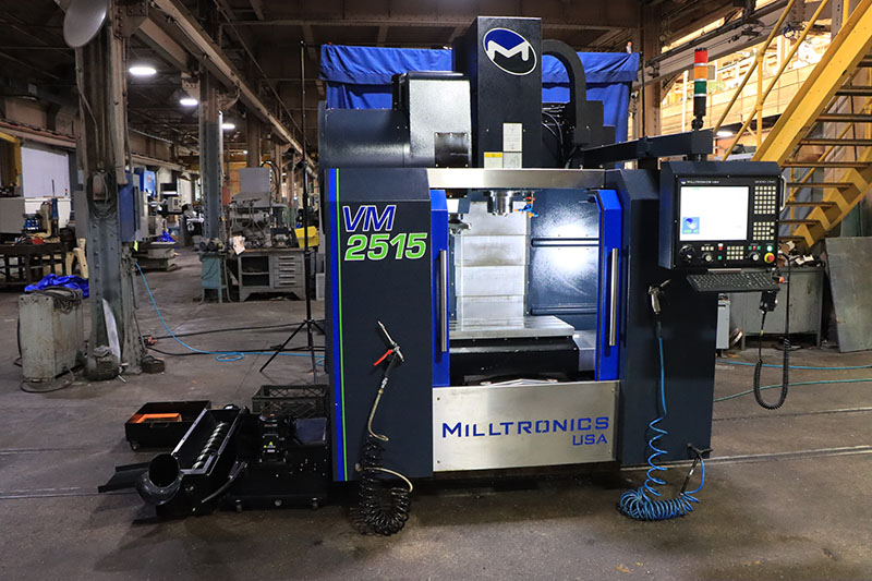 Milltronics #VM2515, CNC vertical machining center, 24 automatic tool changer, 25" X, 15" Y, 10000 RPM, 40