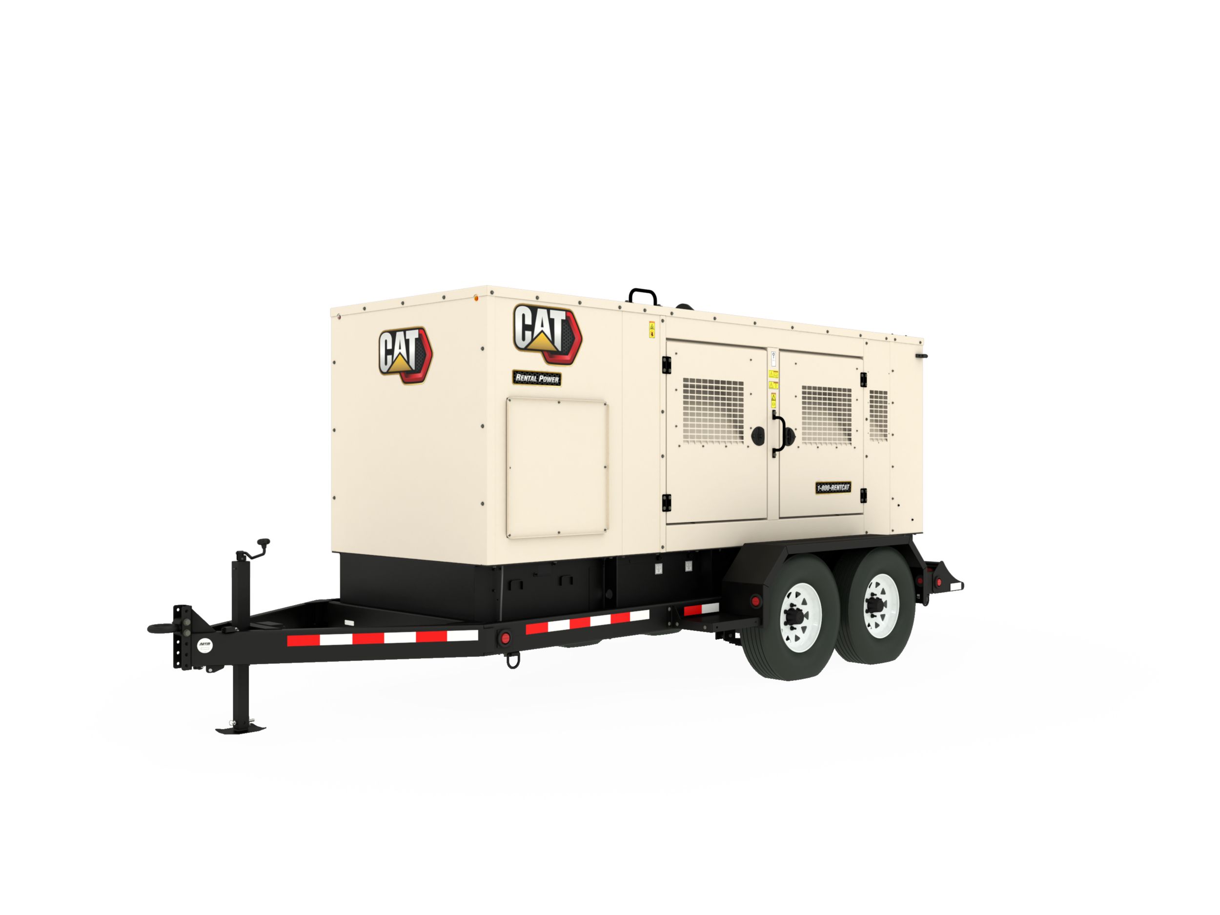 182 KW Caterpillar #XQ230, Mobile Diesel Generator, 1800 RPM, multi-voltage, EMCP 4.4 digital control panel