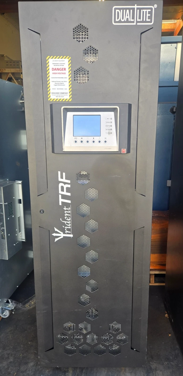 20 KVA Dual-Lite Trident #TRF-480-4, central lighting inverter, 480 Volts