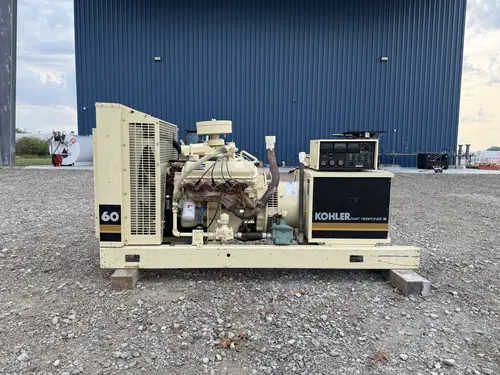 57 KW Kohler #60RZ282, Natural gas generator set, 120/208 Volts, 3 phase, 1800 RPM, Ford #LSG-875I-6006-A