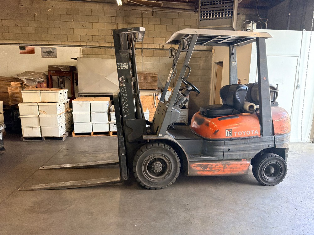 4100 lb. Toyota #42-6FGU25, LPG forklift, 8163 hours