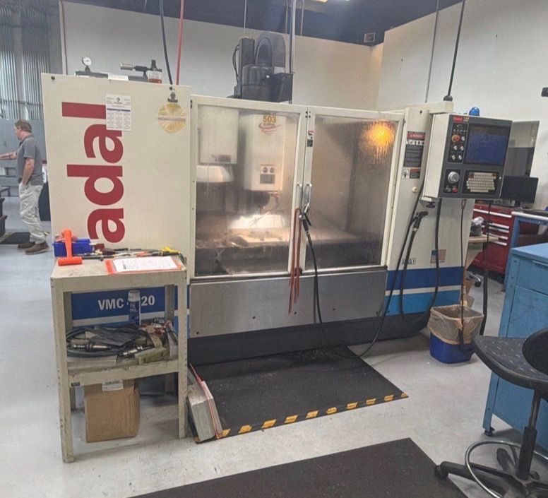 Fadal #VMC-4020-HT, CNC vertical machining center, 40" x 20", 10,000 RPM, CAT40, 2006