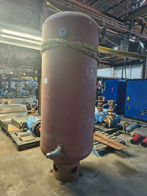 Silvan Industries #D.36.G.400, Vertical Air Receiver Tank, 400 gallon, 2001