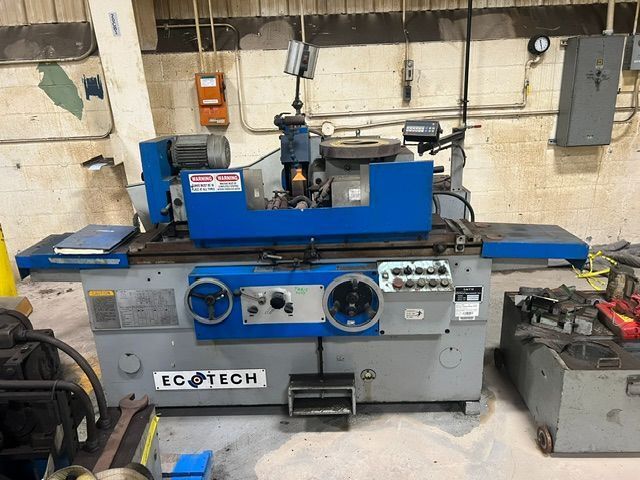 8" x 20" EcoTech #M1420A/H, universal cylindrical grinder, 3.94" max internal grinding diameter, 110 lb.