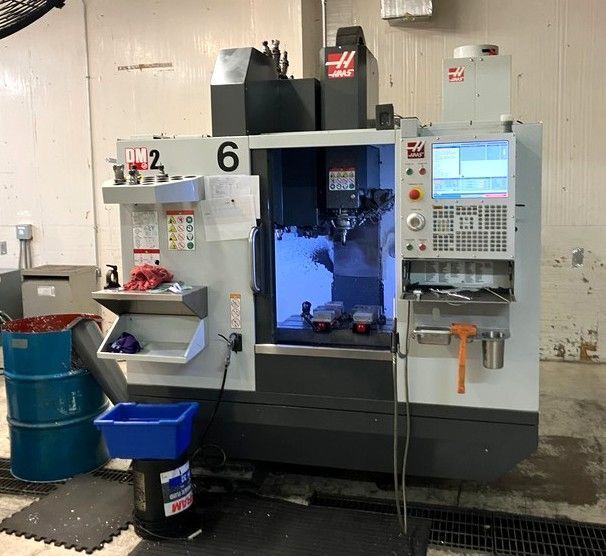 Haas #DM-2, CNC vertical machining center, 28" X, 16" Y, 15.5" Z, 34" x 15" table, 15,000 RPM, 15 HP, CAT 40