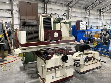 12" x 24" Chevalier #FSG-3A1224H, hydraulic surface grinder, 14" x 2" x 5" wheel, 3-axis automatic feeds