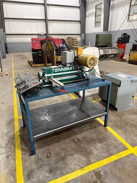 24" Tennsmith #SLE-24-16, Sheet Slitter, 16 gauge capacity, adjustable material width, electric motor driven