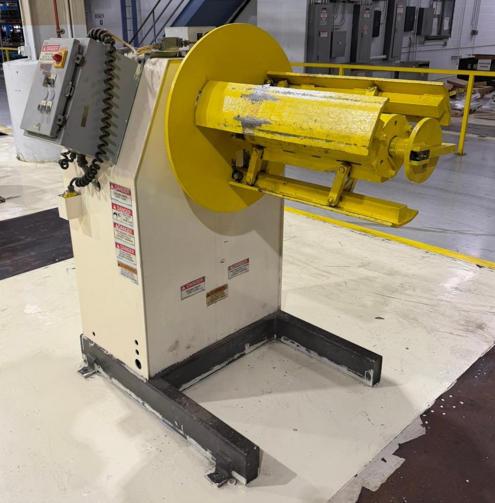 6,000 Lb. Coe Press Equipment #CPR-6024, Motorized Reel, 24" width, 60" outside dimensions, 16"-21" ID, 480 V.