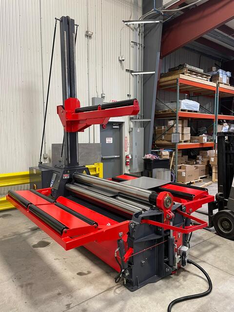 RMT #R-SMART-5-669, hydraulic 4 roll plate roll, planetary guide system, new