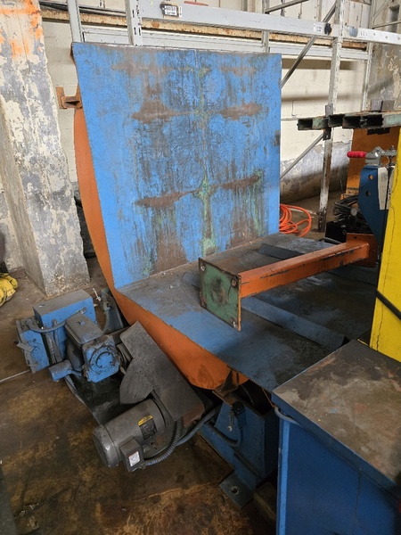10000 lb. Upender, 64" x 52" bed, mechanical, dual roller chain drive, motor & gearbox
