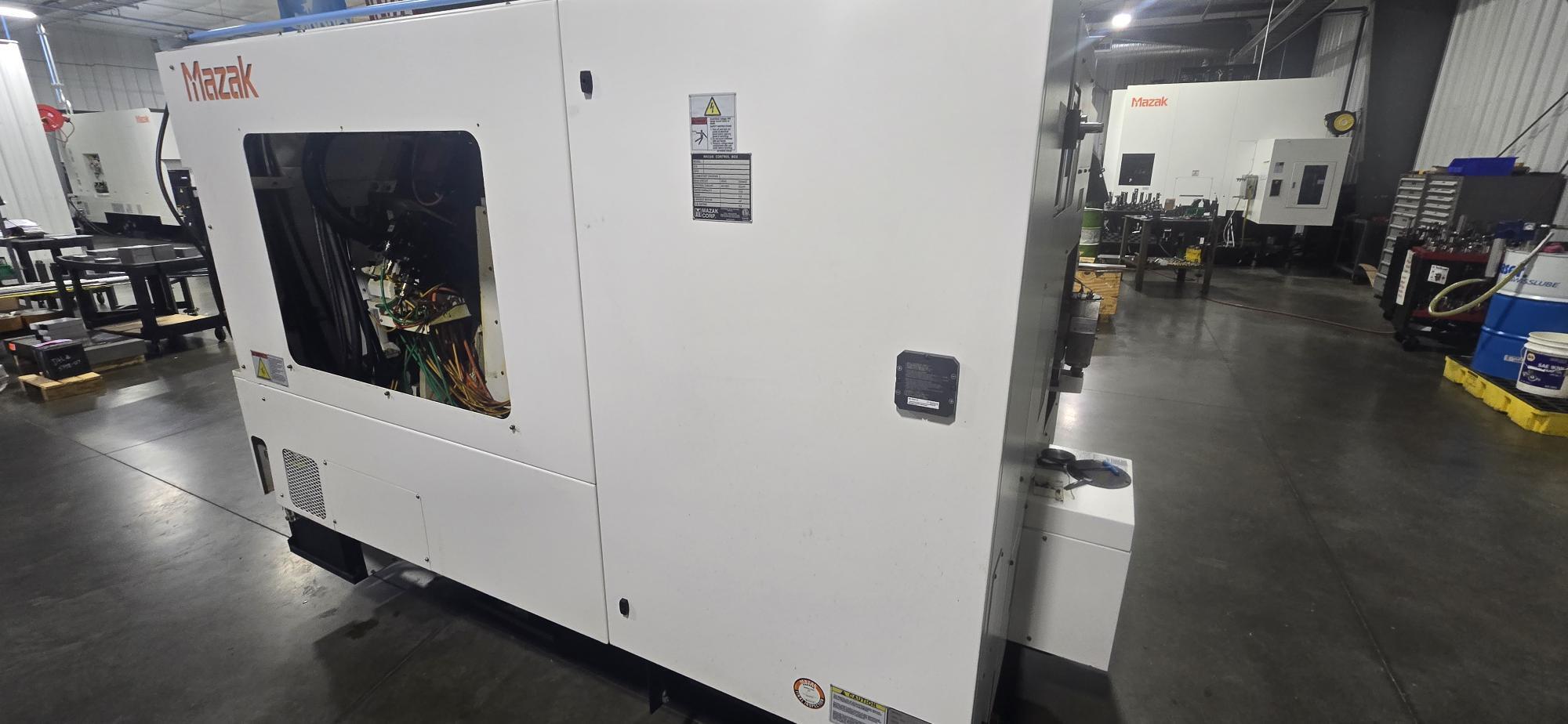 Mazak #QTN-250IIMY, CNC lathe, 26.5" swing, 10" chuck, 3" bar, 14.7" diameter, 22.7" length, 4000 RPM, 35 HP