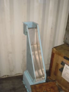 6" x 24" Bauermeister #552F61-4B9-6046, static inclined dewatering sieve, Stainless Steel wedge slot 0.010'