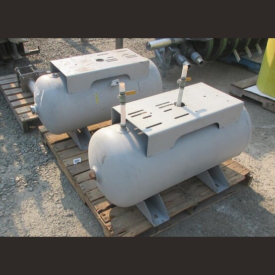 Steel Fab, Air Receiver Tank, 132 liter, 16" diameter x 40" L, 200 psi @ 450°F, 2016, (2 available)