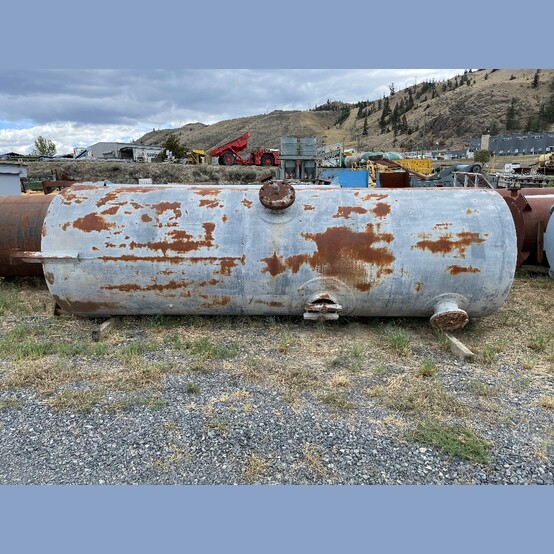 Vertical Air Receiver Tank, 1,665 gallon, 54" diameter x 14' H
