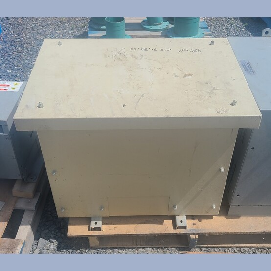 30 KVA 460/480/550/575 Primary, 380 Secondary, M & S Brugg #408-075-0037, Dry Type Transformer, 3PH