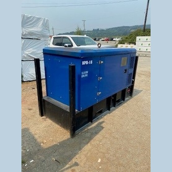 12.5 KW Kustom Power Solutions #KPS-15-LP/NG, Natural Gas/Propane Generator Set, 120/240 Volts, Ford 1.5L